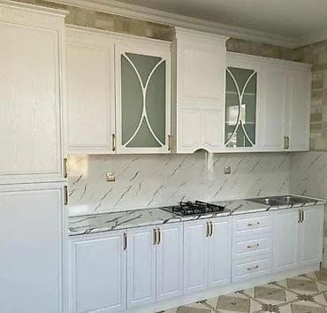 kukna mebel: Sifarişlə mətbəx dəsti, Özü çəkən petlələr, MDF, Kredit yoxdur, Pulsuz çatdırılma, Rayonlara çatdırılma — 9