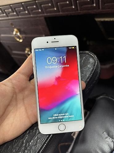 iphone mingəcevir: IPhone 6, 64 GB, Gümüşü, Barmaq izi — 2