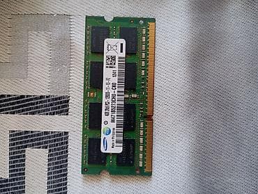 notebook harddisk: Operativ yaddaş (RAM) Samsung, 4 GB, 1333 Mhz, DDR3, Noutbuk üçün — 2