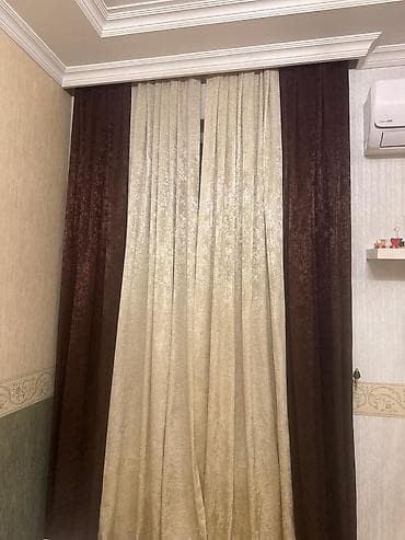 İşlənmiş, Pərdə, rəng - Qəhvəyi