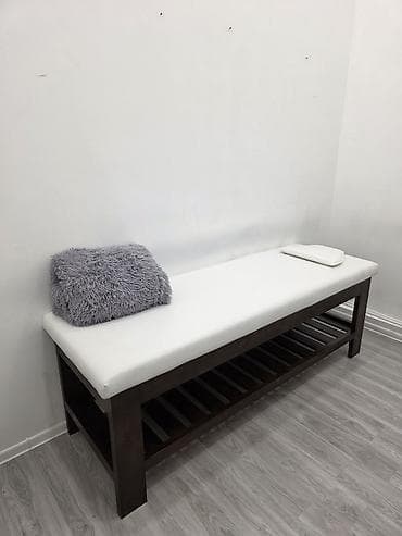 Masaj kuşetkası, Qatlanmayan, rəng - Ağ