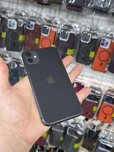 IPhone 11, 64 GB, Qara, Face ID