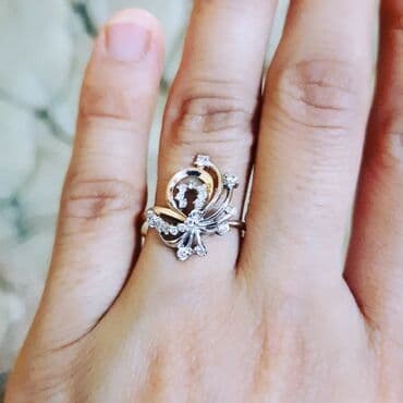 tək qaş: Toy, Üzük, Çəhrayı qızıl, 585 Əyar — 5