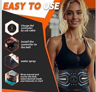 ems trainer: Ağıllı EMS Qarın Kəməri – elektrik əzələ stimulyasiyası ilə məşq — 1