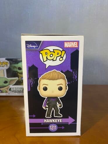 şuşa qalası maketi: Funko Pop! Marvel Studios Hawkeye vinil fiquru, kolleksiya üçün əla — 4