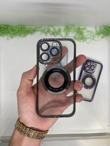 силиконовый чехол на флай телефон: İphone 15Pro Magsafe Kaburolar 19yox❌ 13Azn ✅Şəffaf model ✅Wirelles — 4