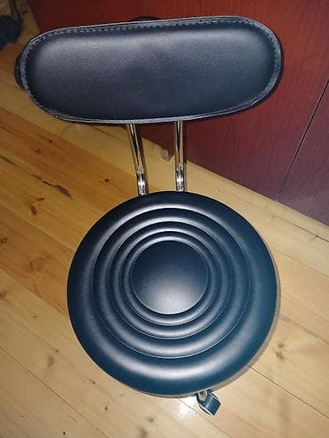 plastik dolab: Təkərli iş oturacağı – bel dayaqlı, hündürlüyü tənzimlənən - — 3