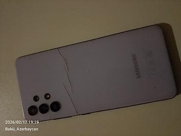 samsung j2 prime: Samsung Galaxy A32, 64 GB, rəng - Bənövşəyi, Qırıq — 1