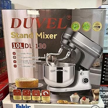 Duxovkalar: DUVEL Stand Mixer DL-130 – 10L - Güc: 2000W (max), 8840 Full Copper — 1