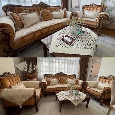 Divan kreslo dəsti satılır jurnalni ilə birlikdə 880₼. Ünvan