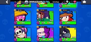 Digər kolleksiyalar: Brawl Stars hesabı – yüksək göstəricilər və zəngin kolleksiya Profil — 11