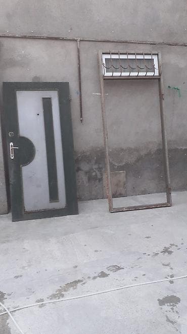 qapi: Metall qapı və dəmir çərçivə dəsti - Material: qalın metal lövhə — 1