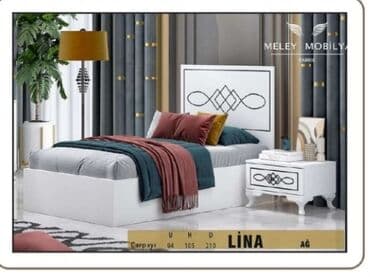 akril mdf: Yeni, Təknəfərlik çarpayı, Matras ilə, Siyirməsiz, Türkiyə — 1