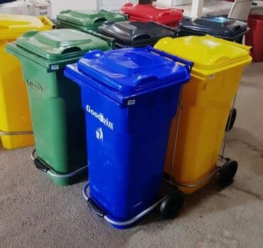 контейнер 40 тонн цена ош: Tullantı qabları 120 litr pedalli Goodbin Zibil qutuları tullantı — 1