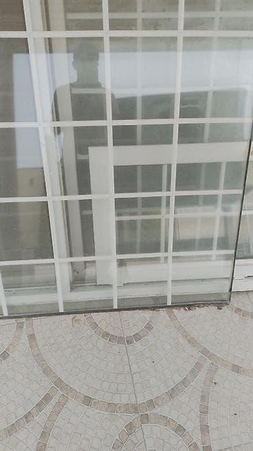 esger sekili: PVC pəncərə dəstləri - Material: ağ rəngli PVC profil - Şüşə: ikiqat — 4