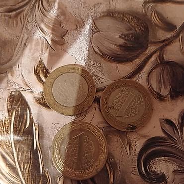 İdman və hobbi: Türkiyə 1 Lira sikkələri – 3 ədəd - Nümunə: Türkiyə Cümhuriyyəti 1 — 2