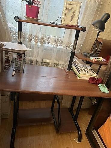 komputer masaları: Düz masa, Polkalı, Siyirməli, Metal, Zəmanətsiz, Kredit yoxdur — 1