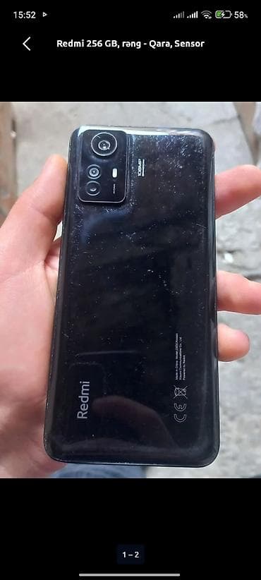 honor planset qiymeti: Redmi 256 GB, rəng - Qara, Sensor — 2