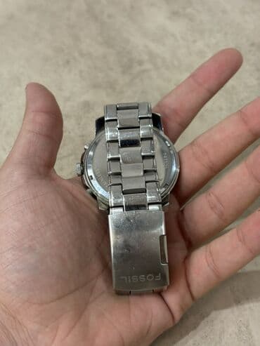 orginal saat: Qol saatı, Fossil, rəng - Gümüşü — 5