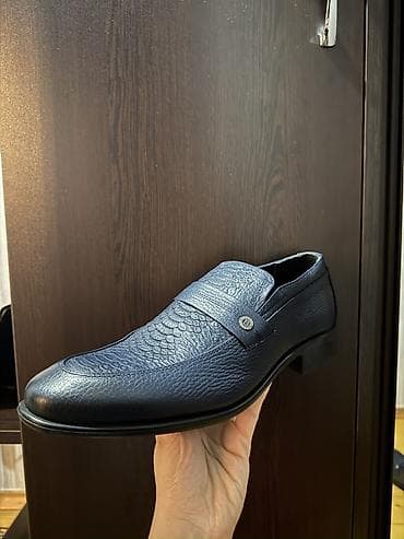 Qadın geyimləri: Məhsul: Kişi loafers ayaqqabısı - Rəng: Tünd mavi (navy) - Modell — 1
