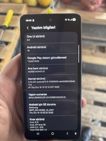 telefon üçün ekran şəkilləri: Samsung Galaxy A53 5G, 128 GB, rəng - Qara, Barmaq izi, İki sim kartlı, Face ID — 6