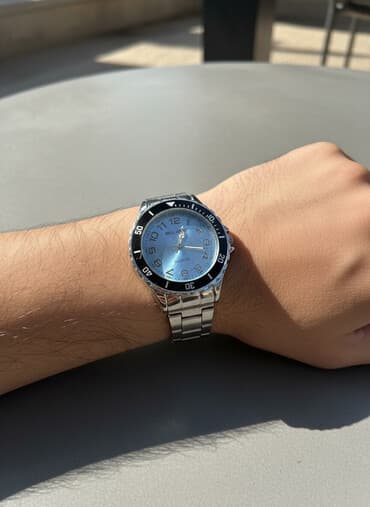 qol saatları kişi ucun: Yeni, Qol saatı, rəng - Mavi — 1