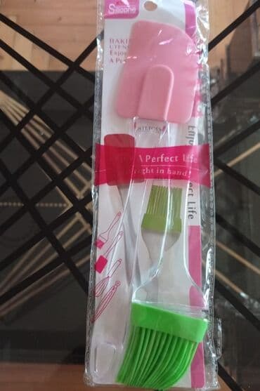 Хлебницы: Slikon başlıqlı mətbəx üçün çəhrayı rəngli qazan qarışdırmağa slikon — 1