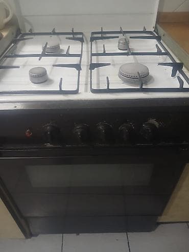 Qaz sobası Ayrıca dayanan, 4 gözlü, İşlənmiş