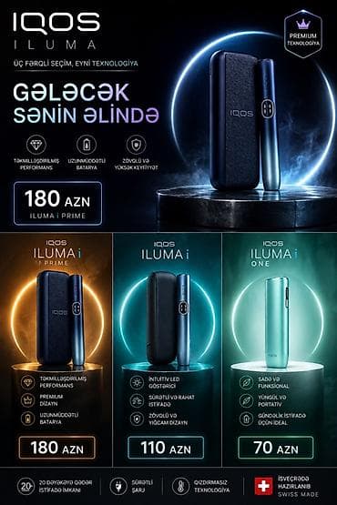 IQOS ILUMA seriyası – üç fərqli seçim, eyni premium texnologiya — 1