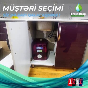 su filtir: Waterday Su filtrləri. * Tək şəxsiyyət vəsiqəsi ilə, * Hissə-hissə — 2