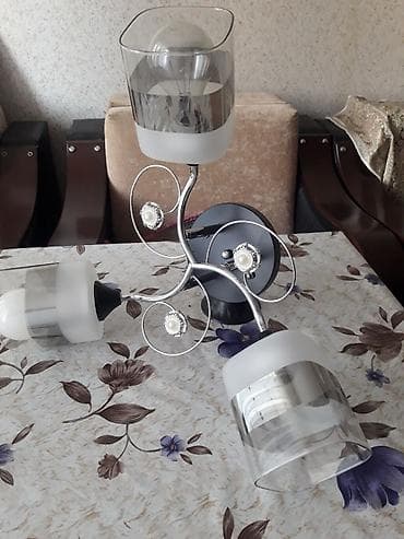 Çılçıraq, 3 lampa, Metal — 5