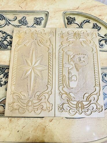 Taxta nərd dəsti - Material: təbii ağac. - Üz qapaqları: biri şaxpar