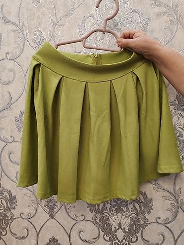 Zeytun-yaşıl rəngdə qadın ətəyi. Turkiye istehsali - Model — 4