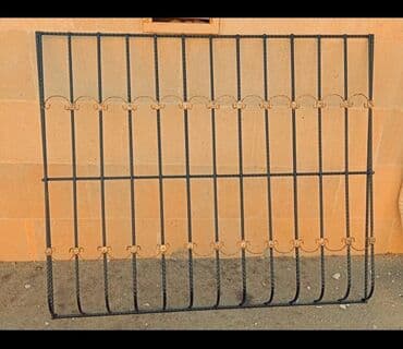 решетки на окна: Pəncərə üçün nəzərdə tutulmuş bu metal barmaqlıqlar əlavə — 6