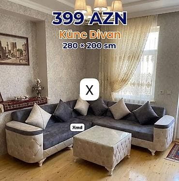 balin: Künc divanlar – ölçülər və modellər - Model 1: 260 × 160 sm, parlaq — 4