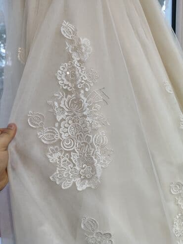 nişan paltarları: Gəlinlik – GƏLİNİM wedding boutique - Rəng: süd ağ/ivori - Model — 3