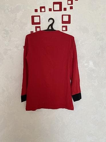 Qırmızı uzunqol qadın köynəyi – Ecrin Underwear - Rəng: Parlaq — 5