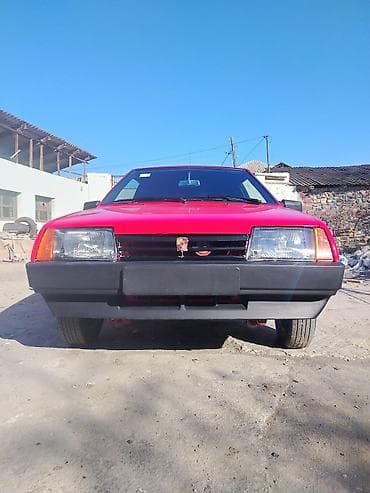 disk ve tekerler: VAZ 2108 (Samara) hetçbek - Kuzov: 3 qapılı hetçbek, parlaq qırmızı — 5