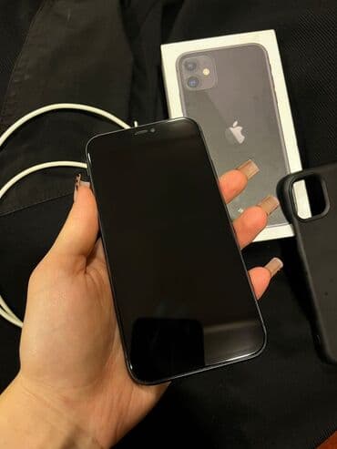 iphone kredit baku: IPhone 11, 64 GB, Qara, Face ID — 5