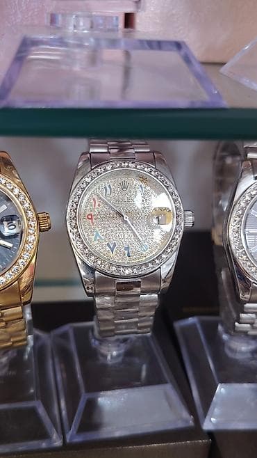 Наручные часы: Məhsul: Klassik üslubda kişi/qadın qol saatları (Rolex tərzində — 4