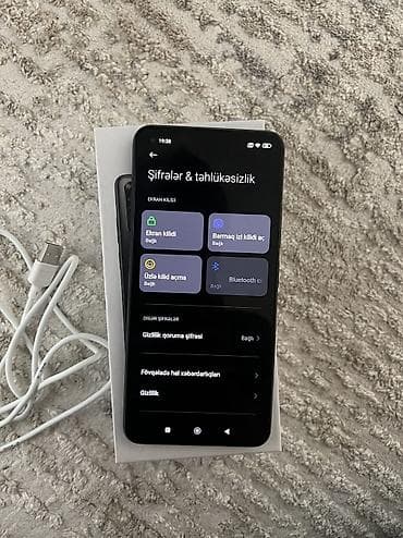 mi airdots: Xiaomi Mi 11 Lite, 128 GB, rəng - Qara, 
 Barmaq izi, Face ID — 5