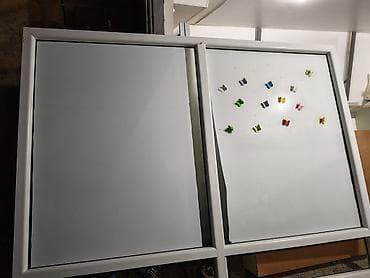 qıf nədir: PVC alüminium profilli iç otaq arakəsmə dəsti satılır. 2 si bir yerdə — 2