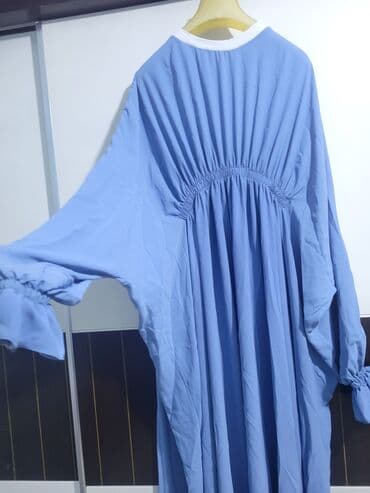 узбекское платье со штанами: Повседневное платье, Макси, One size — 2