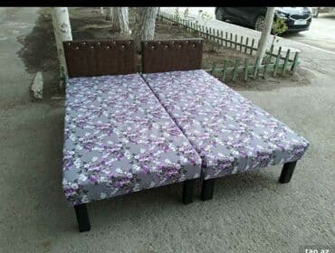 mebel taxt: Çarpayı təzə Hazırı var Çatdırılma münasib qiymətə 2 nafarlik taxt — 1