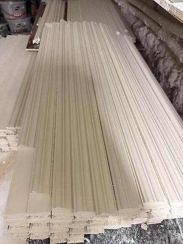 plasiq qapi: Gips karniz/profil – dekorativ tavan-divar keçidi üçün - Material — 10