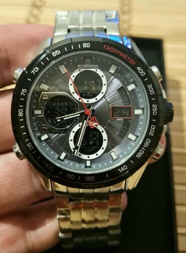 w26 plus smart watch: Yeni, Qol saatı, NaviForce, rəng - Gümüşü — 5