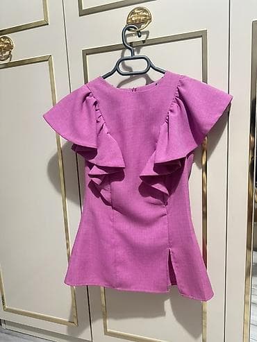 cins walvar: Qadın koftası – fuksiya rəngi - Model: qısa ölçülü, düz kəsim - Rəng — 1