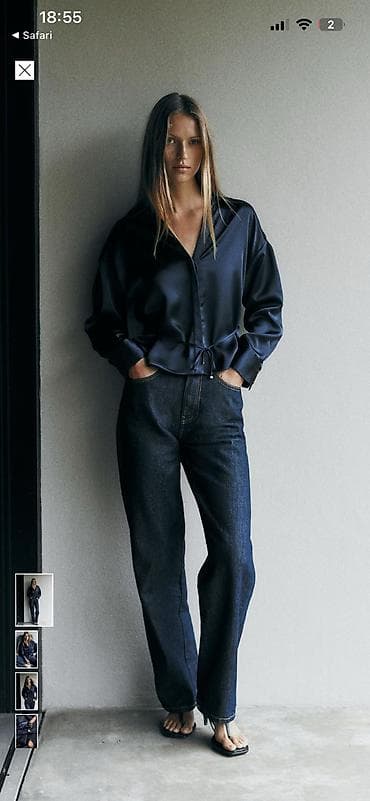 bas: Zara köynəyi Türkiyədən almışam Original Zara 42 bədən Şəkildəki Hər 2 — 2