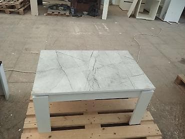 Мебель на заказ: Квадратный стол, Нераскладной, Без колесиков, Ламинат текстурный, С гарантией, Платная доставка, Бесплатная установка — 1