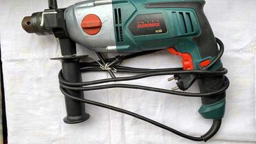 işlənmiş drellər: Drel Perforator "Euromax" 2005 ildə alınıb.1000 Watdı. Çox keyfiyətli — 1